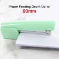 thumbnail image 2 of Portable Stapler 20 Sheet Capacity Non-Slip Desktop Office Stapler Less Effort Manual Binding Stapling Machine, 2 of 8