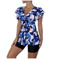 thumbnail image 1 of Elegante traje de baño informal con estampado de vendaje de cuerpo partido conservador para mujer OAVQHLG3B Store lin121212, 1 of 4
