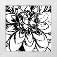 thumbnail image 1 of Murdock, Ramona 12x12 White Modern Wood Framed Museum Art Print Titled - BW Floral No. 5, 1 of 4