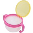 thumbnail image 4 of Taza de refrigerio con doble asa para niños, contenedor de refrigerios con tapa para refrigerios para niños pequeños y bebés, caja de dulces de galletas portátil (ROJO), 4 of 5