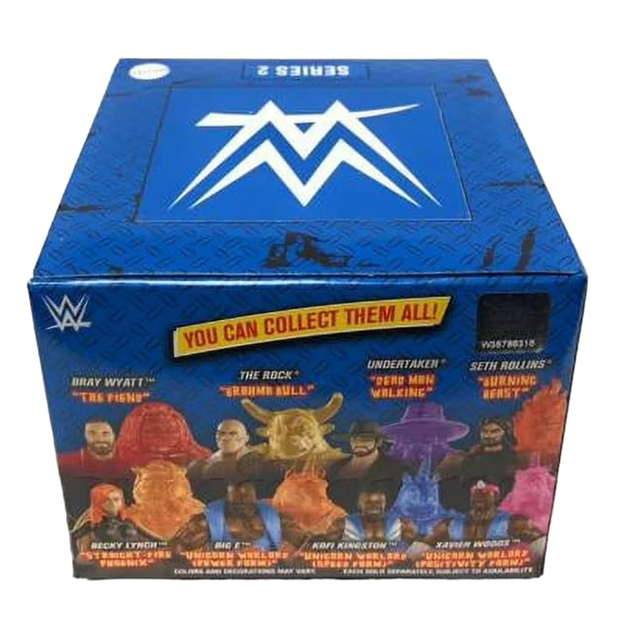 Mattel WWE Beast Mode Series 2 Mystery Pack (Pack of 3) – 3 Blind Box Figures with Beast Mode Animal Companions, Cage-Themed Packaging, Ages 3+