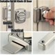 thumbnail image 4 of Gate Latch Slide Bolt Latches Lock,safety Double Sided Gate Hardware,brushed Finish, 4 of 5