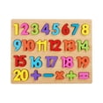 thumbnail image 1 of TISHITA Montessori Puzzle Learning Board Puzzle Board Set Early Learning Building M 1-20 Number, 1 of 8