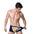thumbnail image 3 of Magik 4 Pack Adult Mens 3D Wolf Eagle Boxer Briefs Animal Print Underwear Shorts Pants, 3 of 10