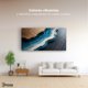 thumbnail image 2 of Cuadro Decorativo Canvas Revolution Abstracto Río Resina Azul 120x60, 2 of 3