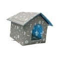 thumbnail image 4 of koolsoo Abri pour Chat Errant Isolé Chaud Imperméable Coupe-Vent Tente pour Chaton, 4 of 9