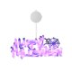 thumbnail image 2 of Decoraciones de Halloween, luces decorativas de Halloween, luces luminosas con letras, luces LED, decoraciones colgantes para fiestas de Halloween con ventosas, lámpara colgante con letras a pilas., 2 of 7