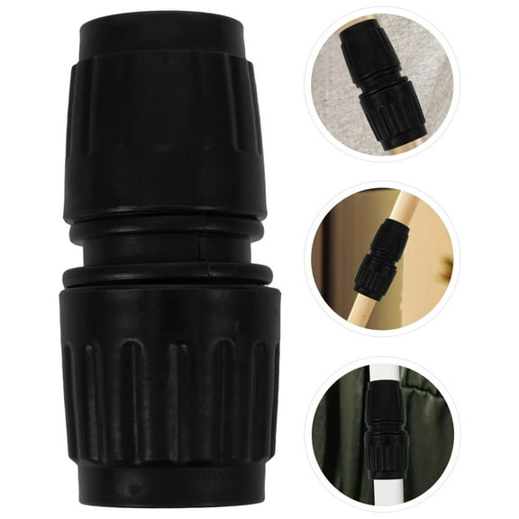 HOMEMAXS Connectors Garment Rack Clothes Rack Accessories 8.50X3.00X3.00CM Black