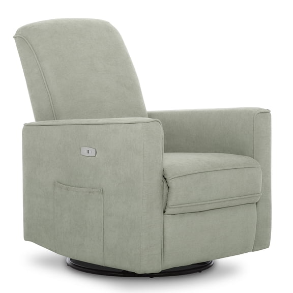 Evolur Harlow Deluxe Glider |Power Recliner| Rocker, Sage