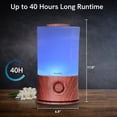 thumbnail image 6 of BlueHills 2000 ml Premium Essential Oil Diffuser Humidifier Extra Large Capacity - Dark Wood Grain - E003, 6 of 12