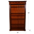 thumbnail image 2 of Inlaid Mahogany Bookcase, 2 of 15