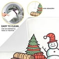 thumbnail image 2 of Christmas Snowman on Truck Dish Drying Mat Microfiber Kitchen Pad Large Counter Absorbent Dish Mats Drainer Rack 18"x24", 2 of 7