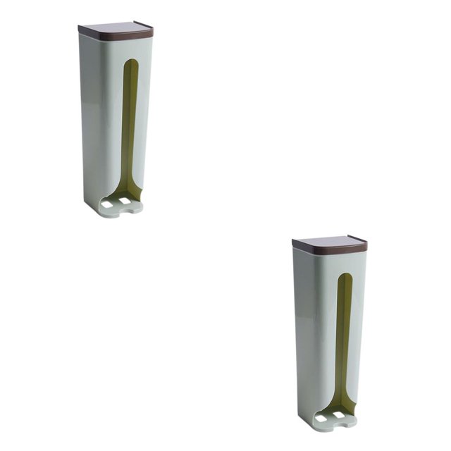 Naiovety Dispensador de bolsas de basura, caja de almacenamiento de bolsas de reciclaje, montaje de pared para cocina, soporte colgante para Type1 NO1