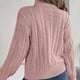 thumbnail image 4 of Suéter de cuello alto para mujer, moda de manga larga, cuello redondo navideño, blusa holgada de tendencia, suéter de punto, suéter para mujer, 4 of 4