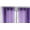 PURPLE, variant on 2-PC Set Ruby Brown Solid Sheer Panels Faux Silk with Grommets Window Curtain Treatment Panel See Thru size 55" Wide x 36" Long (Each)