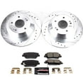 thumbnail image 3 of PowerStop Rear Z23 Evolution Sport Carbon-Fiber Ceramic Brake Pad and Drilled & Slotted Rotor Kit Fits: HYUNDAI Select Models K8283, 3 of 10