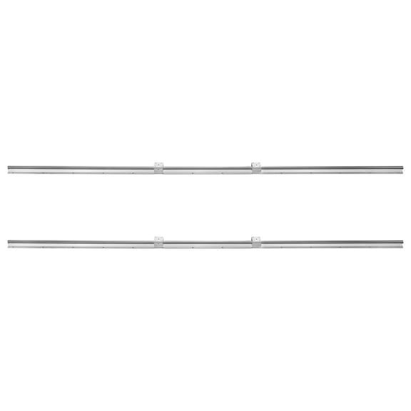 Linear Guide Rail Set, SBR16 2000mm, 2 PCS 78.7 in/2000 mm SBR16 Guide Rails and 4 PCS SBR16UU Slide Blocks, Linear Rails and Bearings Kit for Automated Machines DIY Project CNC Router Machines