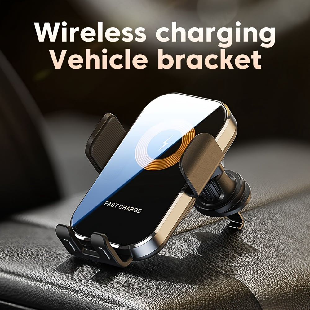 Fast Car Phone Wireless 15W Charger, Air Vent Phone Holder Car Mount for iPhone 12/13/14/15 Series