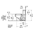 thumbnail image 4 of Duravit 2103010005 One-piece toilet white, with mech., sipho, 4 of 6