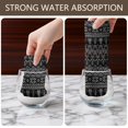 thumbnail image 4 of 2 Pcs Funny Kitchen Towels,Black Christmas Folk Pattern Microfiber Dish Towels,Kitchen Tea Towels,Kitchen Towel Set (18" X 26"), 4 of 7
