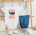 thumbnail image 3 of Shave The Whales Funny Hipster Pun Romper Boys or Girls Infant Baby Brisco Brands 12M, 3 of 6