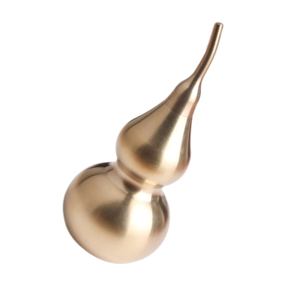 Hemoton 1Pc Copper Gourd Decoration Elegant Copper Craft Creative Gourd Ornament