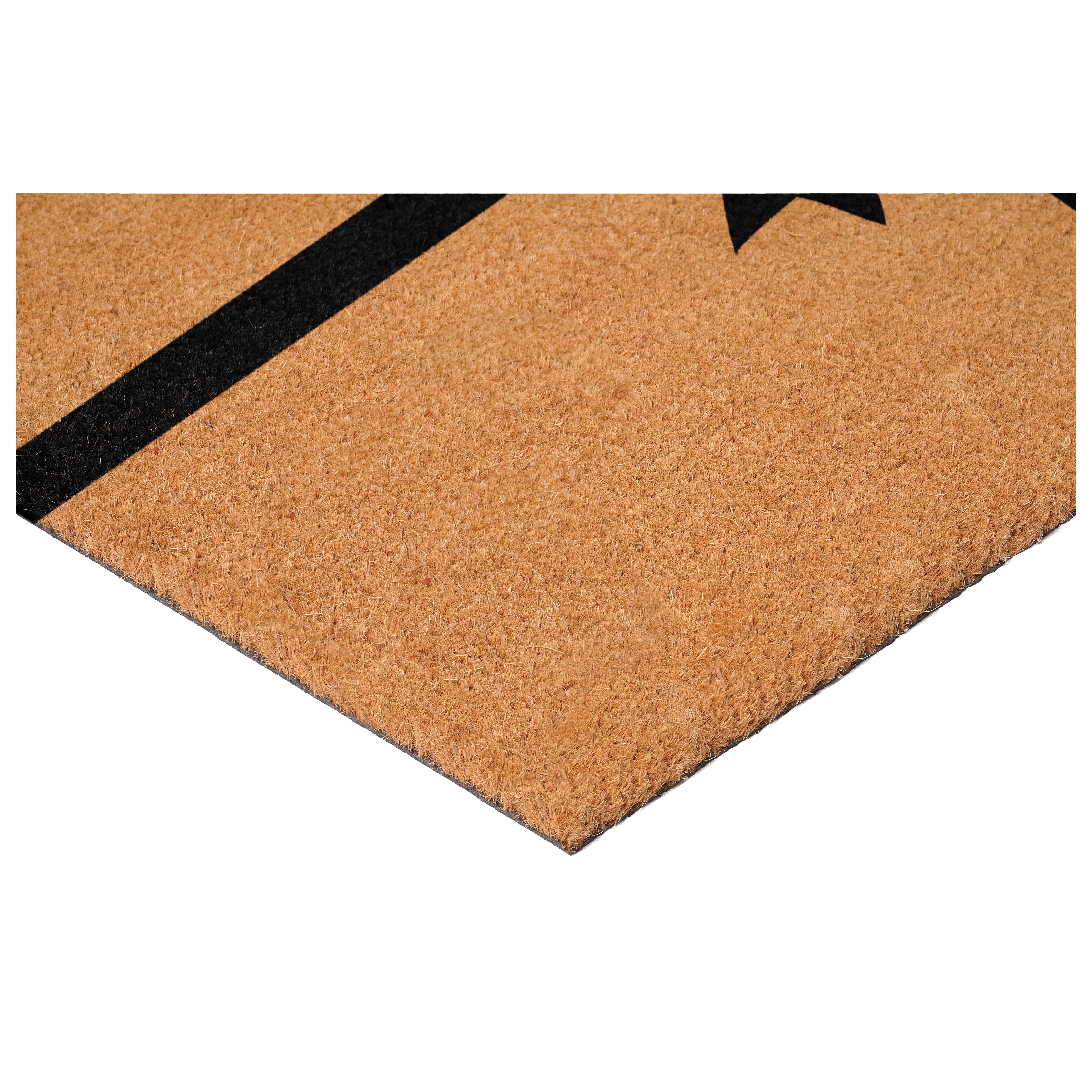 Calloway Mills 117551729 Black Holiday Gift Doormat, 17" x 29"