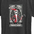 thumbnail image 3 of The Nightmare Before Christmas - Scary And Bright - Women's Short Sleeve Graphic T-Shirt, 3 of 5