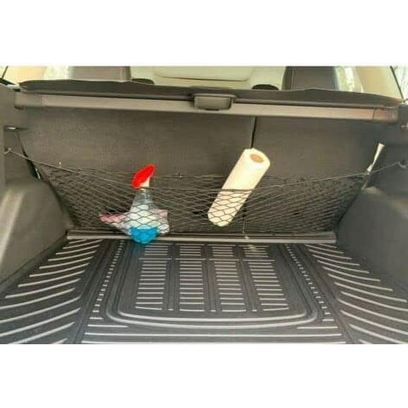 EACCESSORIES EA Trunk Organizer Cargo Net for Jeep: Compass, Patriot 2007-2017 – Envelope Style Cargo Net – Premium Mesh Elastic Car Trunk Organizer – Compatible with Jeep: Compass, Patriot 2007-2017
