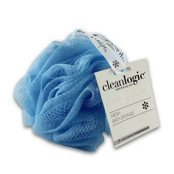 Clean Logic Mesh Bath Sponge 50 G, Assorted Colors, 1 Ea