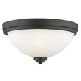 thumbnail image 1 of Z-Lite Ashton 3 Light Flush Mount in Bronze, 1 of 4