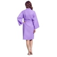 thumbnail image 6 of Women’s Lightweight Kimono Waffle Spa Robe, 6 of 6