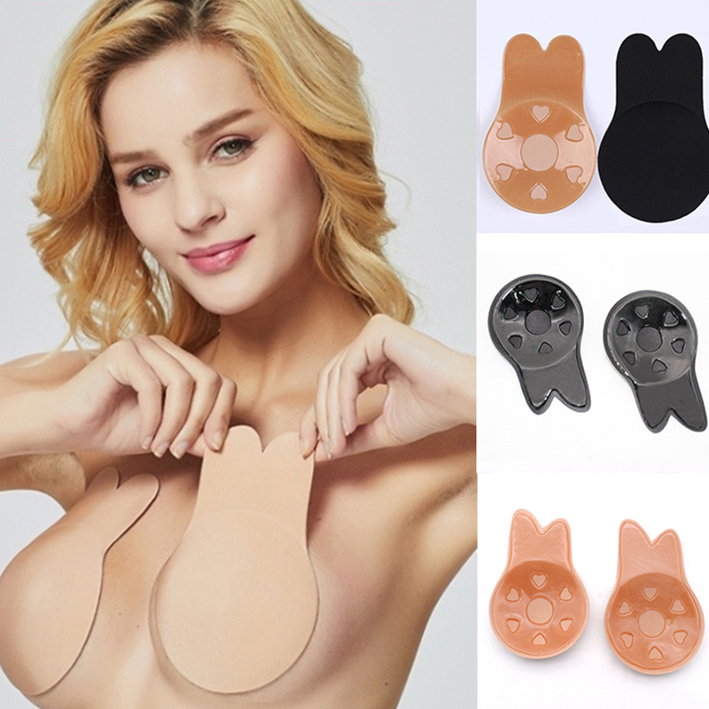 Women's Strapless Invisible Push Up Bras Self Adhesive Backless