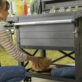 thumbnail image 6 of Open Box Keter Outdoor Patio Cooler Ice Chest Insulated Beverage Bar Cart, Gray, 6 of 12