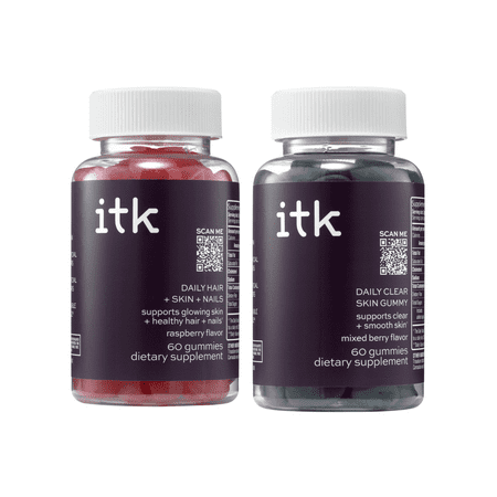 ITK SKINCARE Healthy Hair + Skin + Nails Supplement Bundle