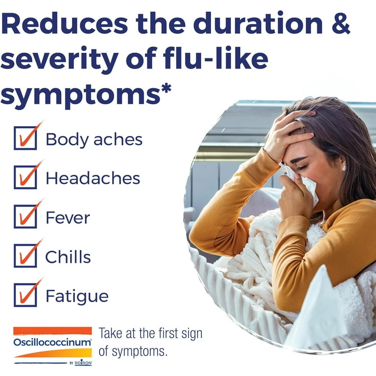 Boiron Oscillococcinum Homeopathic Medicine for Flu-like Symptoms, 30 Count