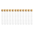 thumbnail image 2 of 25 PCS Plastic Test Tubes Outfit Sets Test Tube Wooden Plugs Glass Sets Plastic Test Tube, 2 of 2