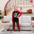 thumbnail image 2 of Odeerbi Matching Family Christmas Pajamas Sets Xmas Family Home Wear Sets 2024 Casual Printed Top with Bottom Outfits Loungewear Sleepwear Jammies for Kids, 2 of 6