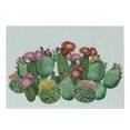 thumbnail image 1 of Cactus Cutting Board, Saguaro Cask Hedge Hog Prickly Pear Opuntia Tropical Botany Garden Plants Print, Decorative Tempered Glass Cutting and Serving Board, Small Size, Multicolor, by Ambesonne, 1 of 1