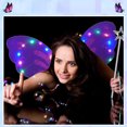 thumbnail image 5 of Alas de vestir LED Alas de ángel intermitentes Alas de mariposa Decoraciones para fiestas de cumpleaños de Halloween Zhivalor  CWY-1172, 5 of 5