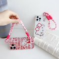 thumbnail image 5 of Funda de Hello Kitty con soporte para correa de muñeca para Motorola Moto, E13, E22, E40, 20, 30, E7Power Edge, 30, X30, 20 S, 40 Pro lite, 5 of 5