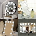 thumbnail image 6 of LED Vanity Lights For Mirror, Makeup Vanity Mirror Lights With 10 Dimmable Bulbs Brightness Adjustable USB Cable for Makeup Dressing Room, 3 Colors(Warm White Cool White Daylight), 6 of 6