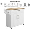 Jayseem Kitchen Storage Island,Rolling kitchen Island on Wheels with