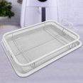 thumbnail image 1 of Cestas Para Freír Cesta de acero inoxidable para patatas fritas, colador cuadrado para freír, accesorios (blanco), 1 of 5