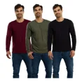 thumbnail image 1 of Pack 3 Playeras Manga Larga Para Hombre Tela Termica Cr122, 1 of 8