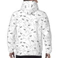 thumbnail image 7 of Fotbe Men's Hoodie with Airplane Pattern - Kangaroo Pocket Pullover Hooded Sweatshirt, Perfect for Daily Wear, Travel, and Home-4X-Large, 7 of 7