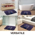 thumbnail image 5 of 1pc Peacock Absorbent Non-Slip Bathroom Thickened Flannel Rug Decor,Soft,Quick Drying,Suitable For Indoor/outdoor Use,Bathrooms,Bedrooms,Kitchens,Terrace,Laundry Rooms,16"x24", 5 of 9