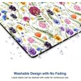 thumbnail image 5 of Watercolor Floral Mouse Pad, White Background Mouse Mat, Square Waterproof, 5 of 5