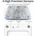 thumbnail image 5 of RENPHO Highly Accurate Digital Body Weight Scale, 400 lb, Cement Pattern, 5 of 8