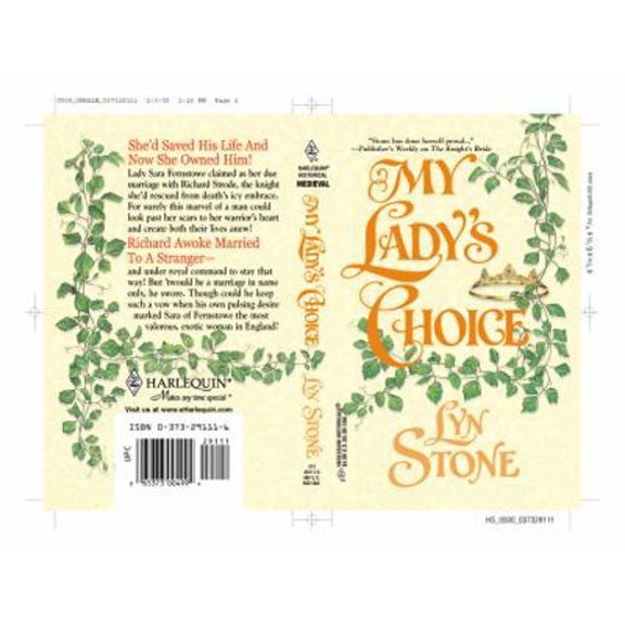 Pre-Owned My Lady'S Choice (Historical, 511) (Unknown) 0373291116 9780373291113